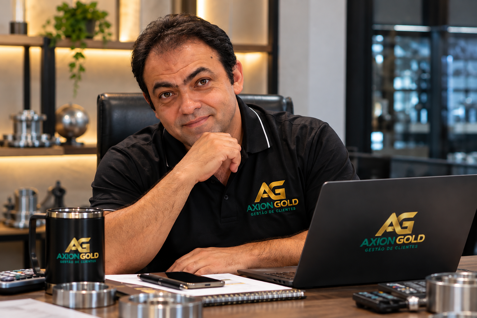 Sérgio Anjos Pereira, fundador da Axion Gold